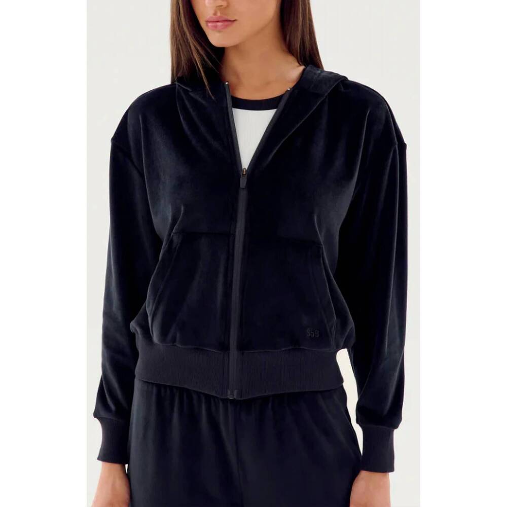 NEW SPLITS59 rhys zip up hoodie in black